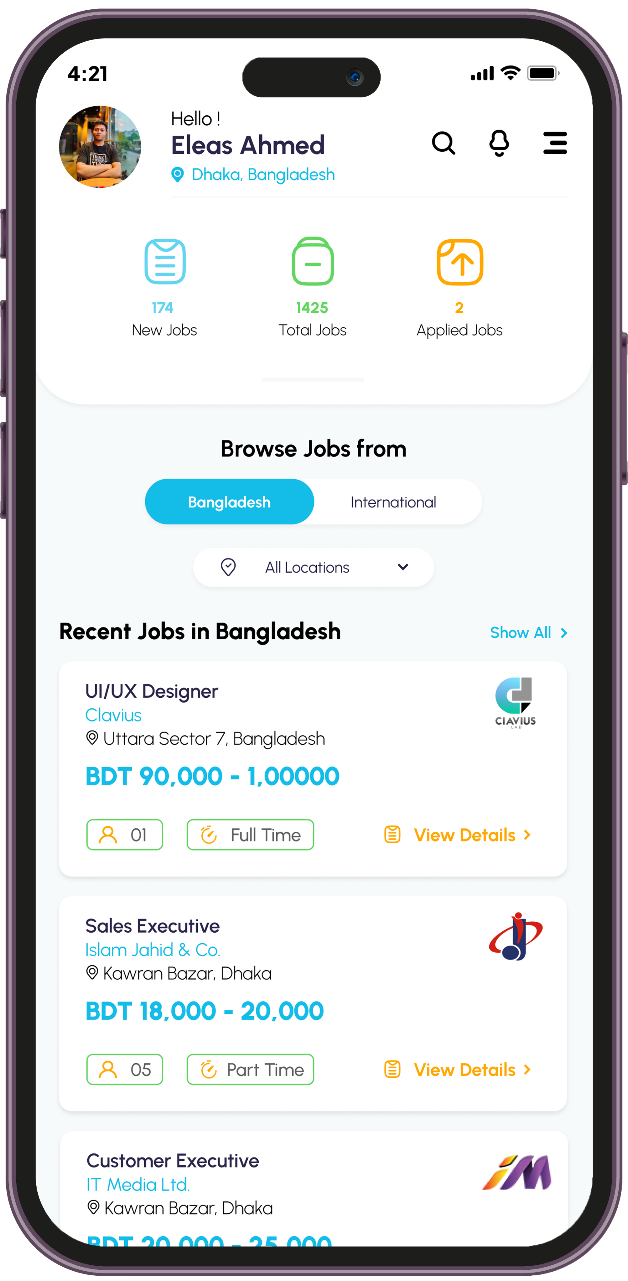 Seeker App Screenshot
